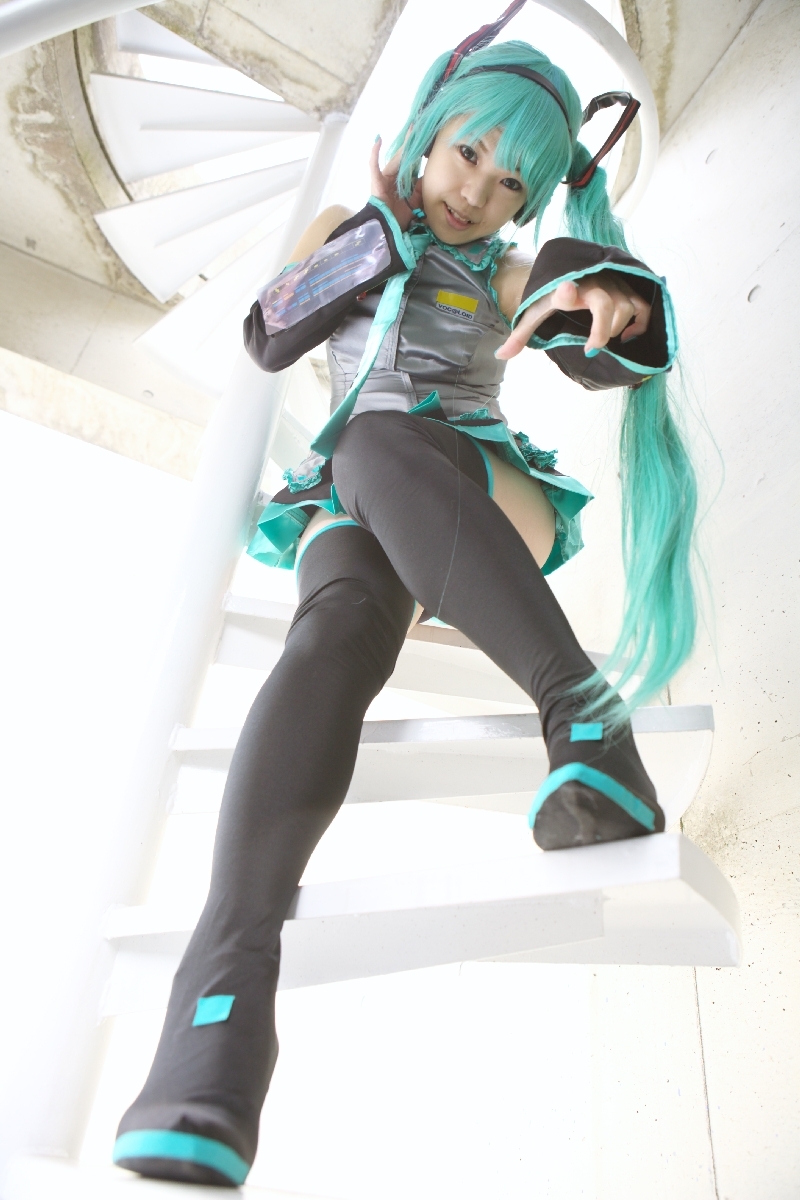 [Cosplay]  Vocaloid - Sexy Hatsune Miku